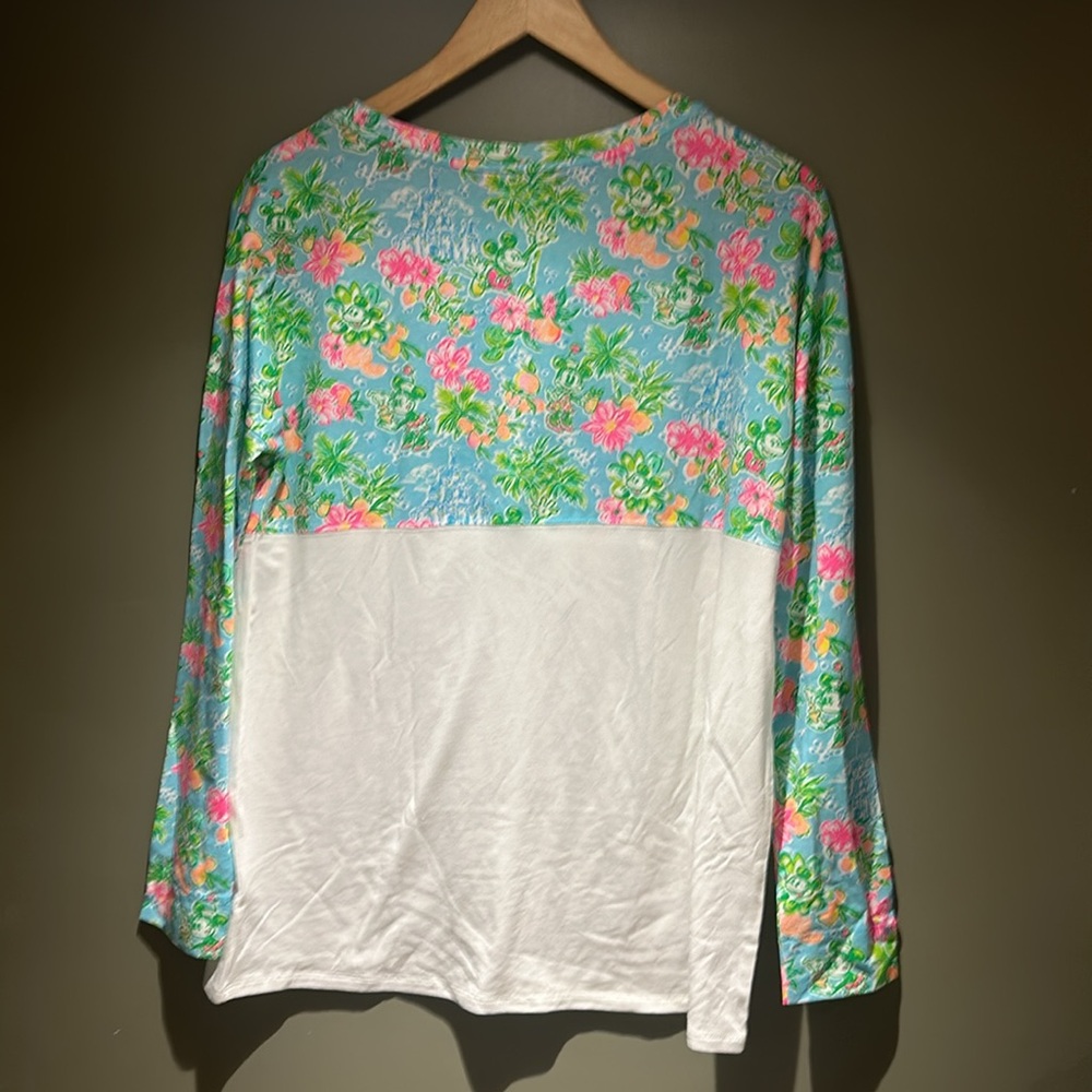 Lillly Pulitzer Disney Mickey Minnie Long Sleeve sz Small NWT Limited Edition - Picture 8 of 8